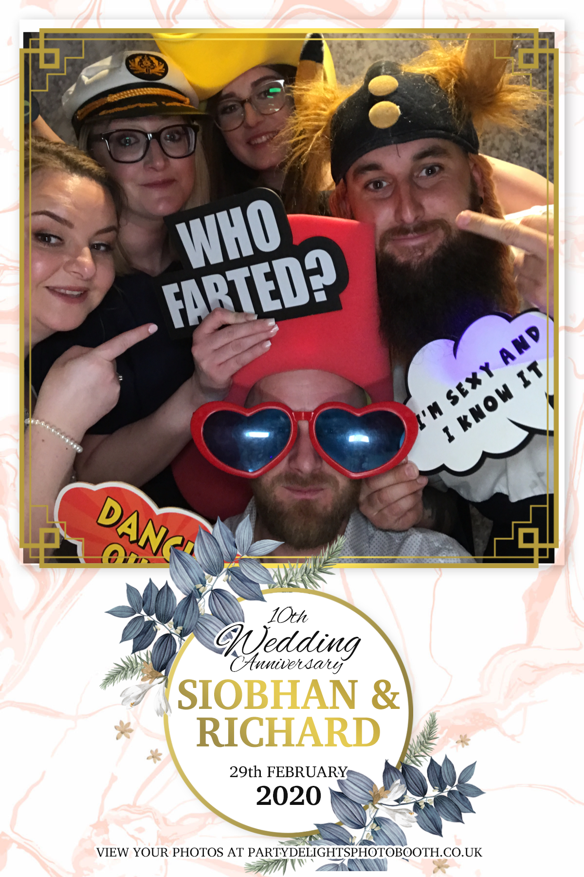 Siobhan and Richards Vow renewal  | View more photos from the event at gallery.partydelightsphotobooth.co.uk/u/PartyDelightsPhotoBooth/Siobhan-and-Richards-Vow-renewal